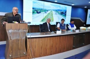 Bob spoke about his journeys on the Golden Quadrilateral