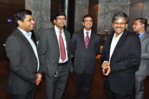 C.V. Raman Senior Executive Director Maruti Suzuki with some of his colleagues