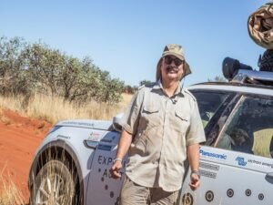 Bob with his Land Rover Discovery Sport