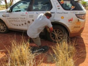 Punctures were the biggest problems with some teams having well over a dozen