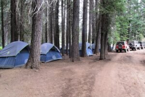 Our temporary tented town