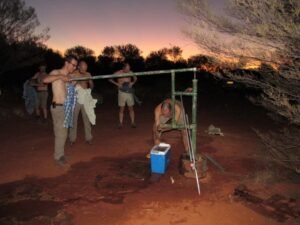 At one of the campsites they even had a shower!!!What magic to see water come out of a pipe