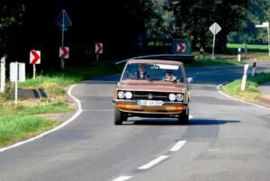 They drove this rare 1973 VW K70 that was in showroom condition