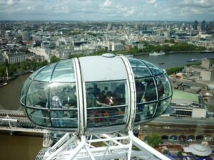 The London Eye provides one of the best views of this historic city