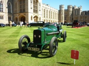 There could not have been a grander setting for this classic car event