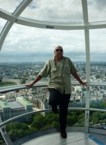 And Bob also went for a ride on this revolving observation wheel