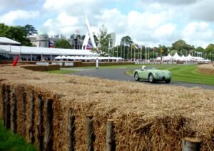 The hay bales at Goodwood are reminders of the racetracks of yore