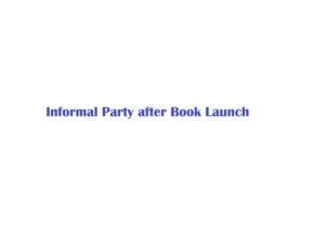 Informal Party After Book Launch